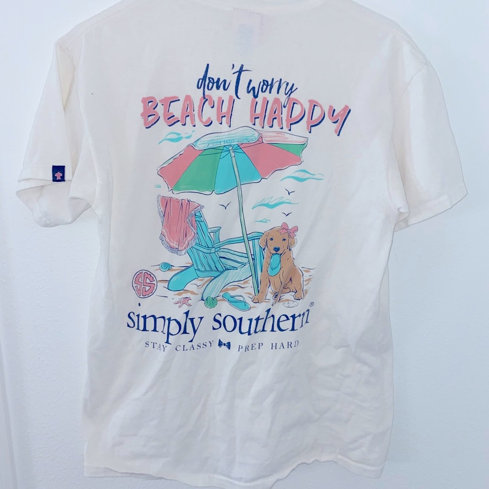 Women’s medium white Simply Southern Tee